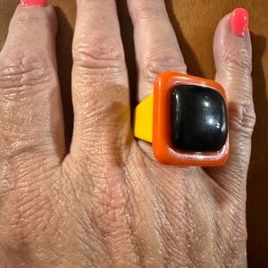 Orange and Black Wearable Tech Ring
Perfect for Halloween